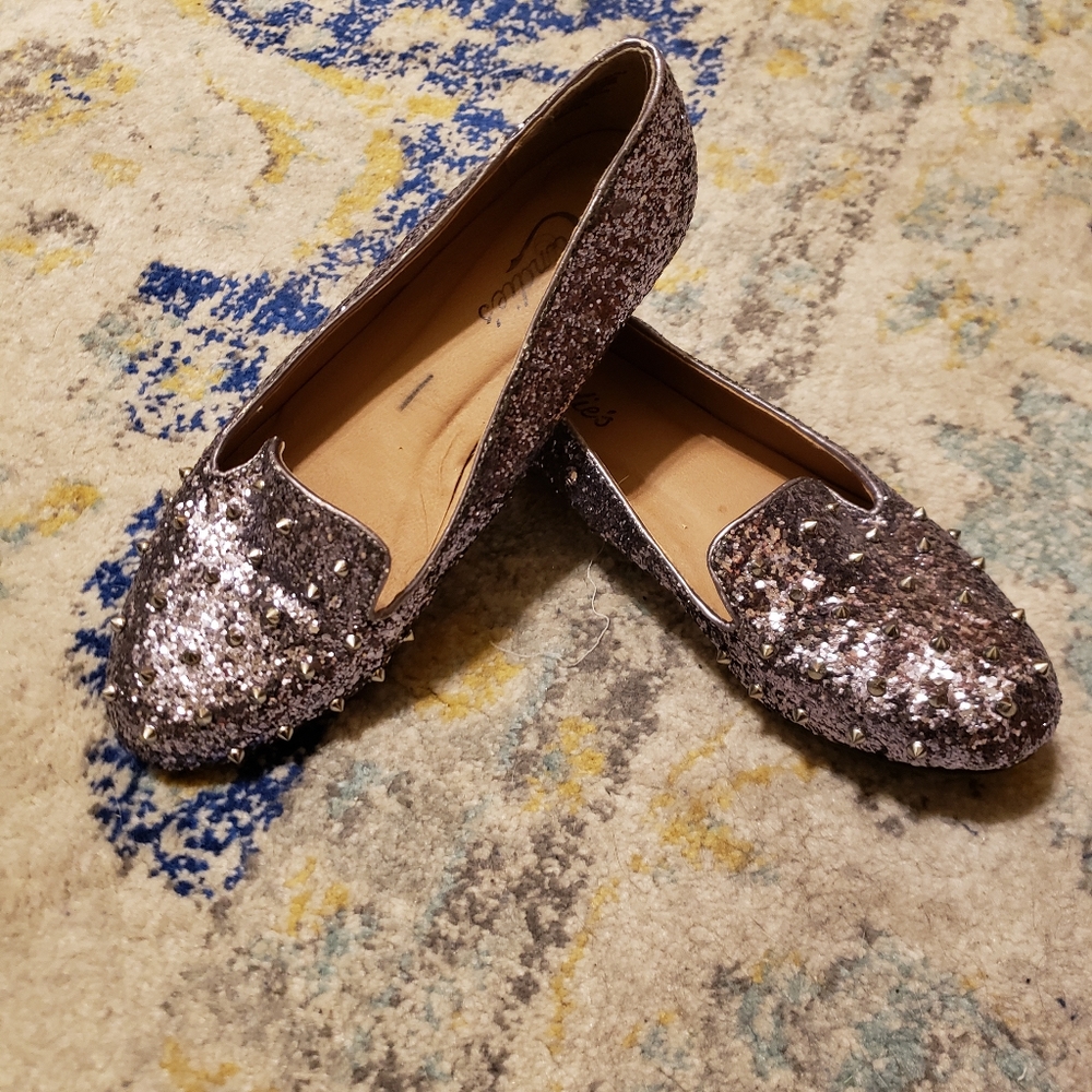 Candies Studded Sparkle Flats